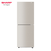 夏普(SHARP)196升两门冰箱BCD-196WTGE-N 风冷无霜 节能冰箱大冷冻 小型家用冰箱 彩晶玻璃面板