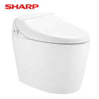 夏普(SHARP)智能马桶官方即热式家用卫生间节水遥控抗菌烘干智能坐便器小米白智能除臭喷射虹吸节电VZ-AGK52G-W