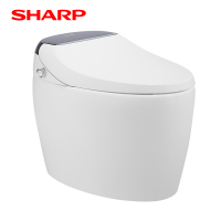 夏普(SHARP)一键旋钮自动翻盖全自动智能马桶 无水箱坐便器 遥控冲水烘 喷射虹吸式 电动一体机VZ-AGK65G-W