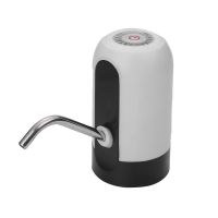 家用桶装水电动抽水器USB充电饮水机自动上水器水泵出水器 S12 科技白