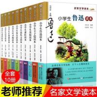 正版小学生名家文学读本全套10册鲁迅冰心叶圣陶巴金朱自清叶圣陶