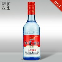 红星二锅头 八年陈酿蓝瓶 53度250ml清香型白酒
