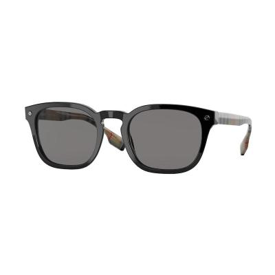 BURBERRY博柏利 巴宝莉时尚潮流简约方形大框眼镜男款太阳眼镜墨镜 BE4329F