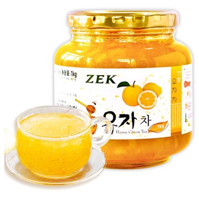 韩国进口 ZEK蜂蜜柚子茶(果肉饮料)1kg 蜜柚茶