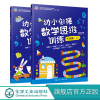 幼小衔接数学思维训练 飞跃篇 上下2册 蒙台梭利教育研究中心 专为3-6岁孩子编写 每册60个游戏训练数学思维