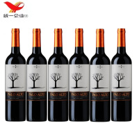 [统一企业]智利原瓶进口干露木影珍藏1号干红葡萄酒750ml*6瓶装