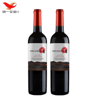 [统一企业]统一葡萄酒 智利原瓶进口 干露沃安多赤霞珠干红葡萄酒750ml*2支装