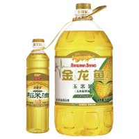 金龙鱼非转基因 物理压榨食用油玉米油5L