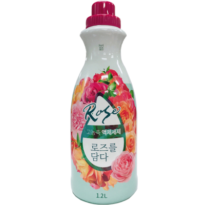 比恩涤涤韩国原装进口玫瑰花香洗衣液1200ml