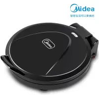 美的(Midea)电饼铛家用双面加热煎烤机烙饼机早餐三明治薄饼机煎饼深1.5cm烙饼锅 『黑色』