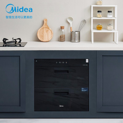 美的(Midea) 消毒柜 100L双层大容量 高温消毒 家用嵌入式 厨房碗柜碗筷 WIFI智能家电 90Q15S [9