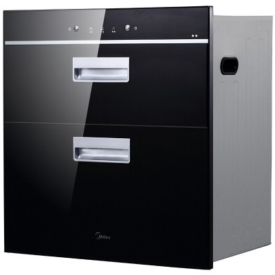 美的(Midea)厨房消毒柜Q33 嵌入式碗柜小型抽屉设计双二星消毒 独立双模家用消毒柜 Q33 家电
