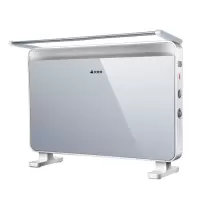 艾美特取暖器家用节能省电暖风机浴室防水速热电暖气器 银色