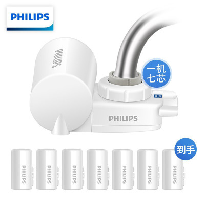 飞利浦(PHILIPS)净水龙头 水龙头净水器 厨房水龙头过滤器 去余氯99%以上 净水机 高碘值经典WP3828一