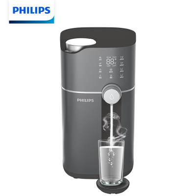 飞利浦(PHILIPS)水魔方PD50净饮一体机 家用净水器即热式饮水机 台式免安装反渗透直饮水机 ADD6800 [重