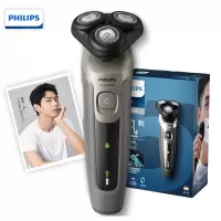 飞利浦(PHILIPS)电动剃须刀 刮胡刀电动胡须刀电动进口三刀头净剃新5系男士剃须刀 S5266/16棕色