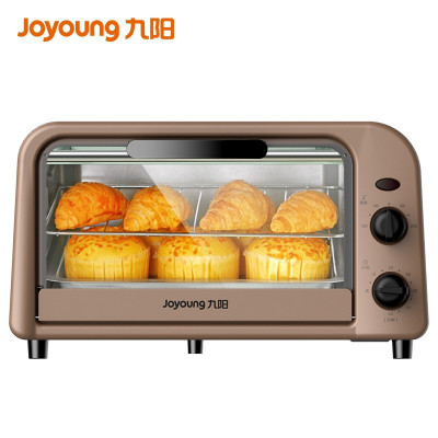 九阳(Joyoung)电烤箱家用多功能专业烘焙定时控温迷你10L大容量烤箱