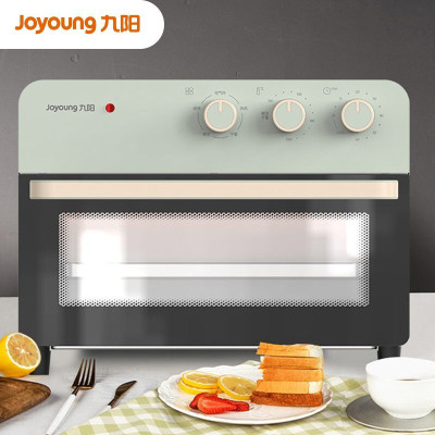 九阳(Joyoung)空气炸电烤箱 25L家用智能无油烤箱 定时功能 多档调节大容量烘烤箱 绿色