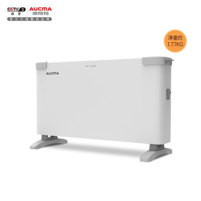澳柯玛(AUCMA)对流式取暖器家用办公室节能低躁电暖器/欧式快热炉速热电热烤火炉 三档温控白色