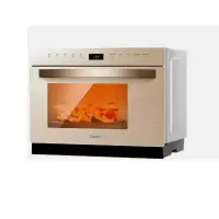 格兰仕蒸箱蒸汽烤箱多功能烘焙二合一台式蒸烤箱家用电蒸箱 金色