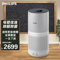 飞利浦(PHILIPS)空气净化器家用除雾霾 除细菌 除过敏原 除醛升级款