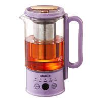 紫色带滤网 金正办公室mini养生壶小型多功能电热烧水杯一人用花茶玻璃煮茶器