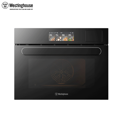 黑色 西屋(Westinghouse)嵌入式蒸烤箱一体机多功能家用智能彩屏烘焙蒸箱烤箱二合一搪瓷款V8