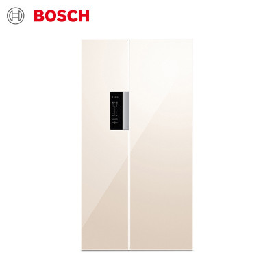 博世 BOSCH 610升 风冷无霜 智能变频对开门冰箱 保鲜 不串味(曲奇金)