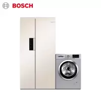 博世(BOSCH) 530升超薄对开+洗8烘5 洗烘一体 变频冰洗套装(附件商品仅展示) 超薄大容量530升风冷无霜对