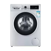 博世10kg滚筒洗衣机大容量高效洁净净效除菌品质细节BLDC变频电机自动除渍 银