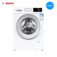博世(BOSCH)10公斤滚筒洗衣机洗烘一热风除菌清新 白色