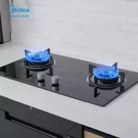 美的 Midea 燃气灶 家用台嵌两用 双灶(天然气) [猛火灶]4.2KW火力W10液化气
