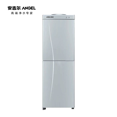 安吉尔(Angel)饮水机家用经典立式双门 冰热型饮水机 银色