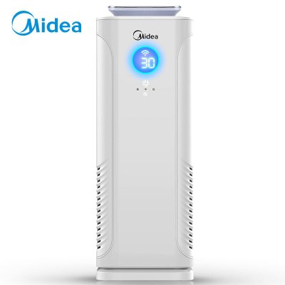 美的(Midea) 空气净化器家用除甲醛雾霾二手烟净化机除菌大环形滤网温湿度检测显示负离子清新降尘