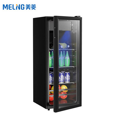 美菱(MELING)家用冷柜 迷你单门小型欧式酒柜 冷藏展示茶叶水果保鲜冰吧小型冰吧出租房家用