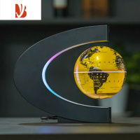 三维工匠磁悬浮地球仪6寸发光自转小夜灯办公室桌摆件家居装饰创意礼品