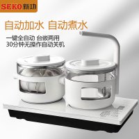 新功(SEKO)G38底部全自动上水电热水壶 防烫玻璃茶台烧水壶 嵌入式电茶壶电茶炉