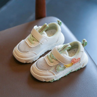 苏芈2021春夏款韩版透气网面儿童运动鞋女童单网鞋宝宝鞋卡通男童板鞋