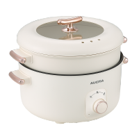 澳柯玛电火锅AHG-50P3米白色----涮煎烤煮样样通, 厨房颜值新担当