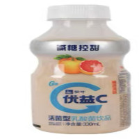 优益C西柚活菌型乳酸菌饮品塑料瓶330ml