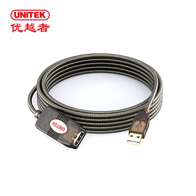 优越者USB2.0延长线 放大延长器5米Y-250