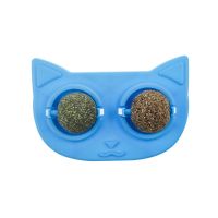 猫薄荷球猫玩具自嗨逗猫玩具猫薄荷棒棒糖猫磨牙棒猫咪玩具球啃咬 蓝