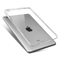 ipad硅胶保护套mini2/3/4/5 ipad 5/6 pro9.7 air3苹果平板电脑壳 透明白色 mini1/
