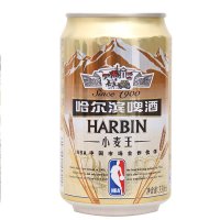 哈尔滨小麦王啤酒330ml/罐