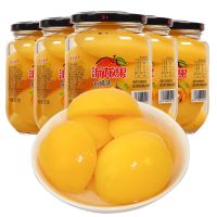 新鲜黄桃罐头大瓶水果罐头510克*4/2瓶一箱水果罐头零食批发