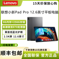 联想小新pad pro 12.6英寸 8G+256GB 2021款 120Hz高刷 OLED屏 八核心 高通骁龙870处理器 网课学习办公商务 轻薄游戏 平板电脑 深空灰