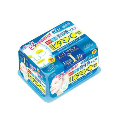 日本本土高丝kose美容液面膜贴30片抽取式美白保湿补水紧致