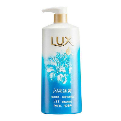 力士(Lux)沐浴露 爽肤沐浴乳闪亮冰爽720ml[联合利华]