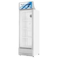海尔(Haier)冰柜大容量商用展示柜冷藏保鲜饮料柜 家用风冷无霜一级能效单门玻璃门水果酸奶冷饮柜 SC-228DS