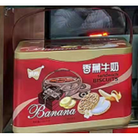 德翔香蕉牛奶夹心饼干(皮带款)1.015kg